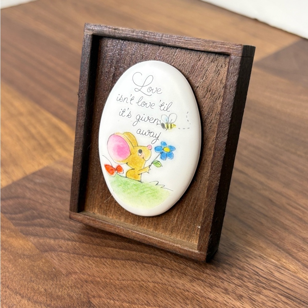 Hallmark ceramic love small frame
